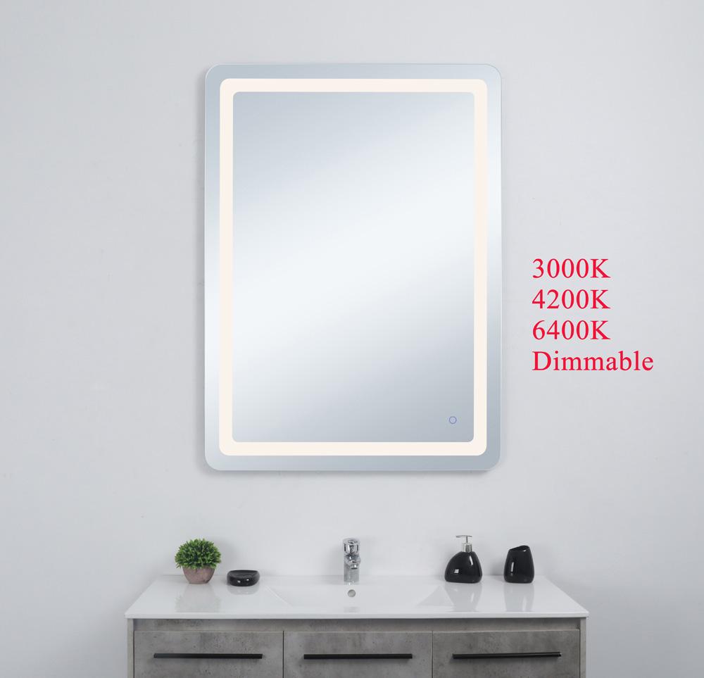 Elegant Furniture & Lighting - Genesis 36in x 48in soft edge LED mirror - MRE33648 veiw 2