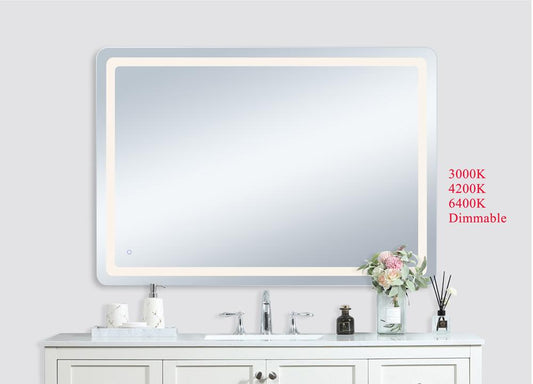 Elegant Furniture & Lighting - Genesis 42in x 60in soft edge LED mirror - MRE34260 veiw 2