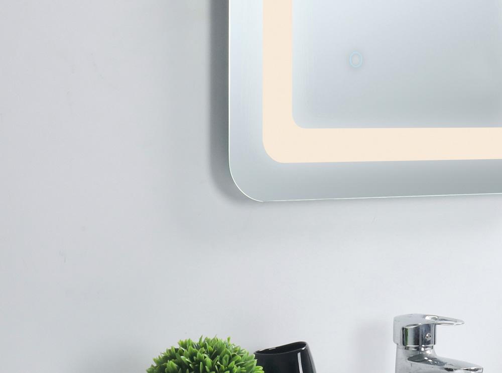 Elegant Furniture & Lighting - Genesis 42in x 72in soft edge LED mirror - MRE34272 veiw 6