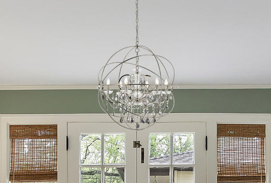 Elegant Furniture & Lighting - Geneva 18 light Dark Bronze Chandelier Clear Royal Cut crystal - 1130G43DB/RC veiw 1