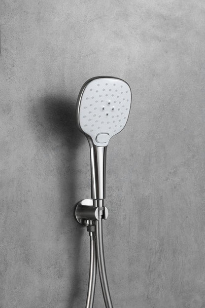 Elegant Furniture & Lighting - George Complete Shower and Tub Faucet with Rough-in Valve in Brushed Nickel - FAS-9002BNK veiw 7