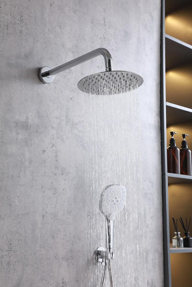 Elegant Furniture & Lighting - George Complete Shower and Tub Faucet with Rough-in Valve in Chrome - FAS-9002PCH veiw 4