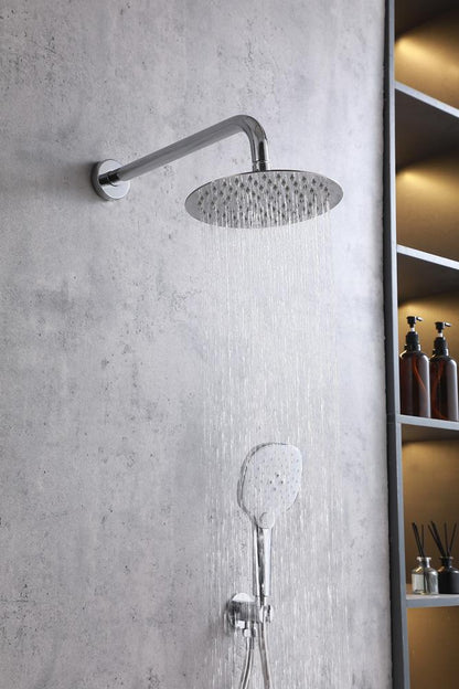Elegant Furniture & Lighting - George Complete Shower and Tub Faucet with Rough-in Valve in Chrome - FAS-9002PCH veiw 4