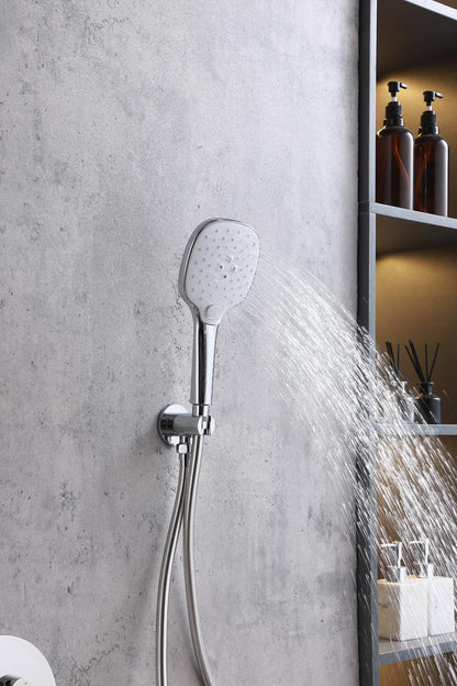 Elegant Furniture & Lighting - George Complete Shower and Tub Faucet with Rough-in Valve in Chrome - FAS-9002PCH veiw 5