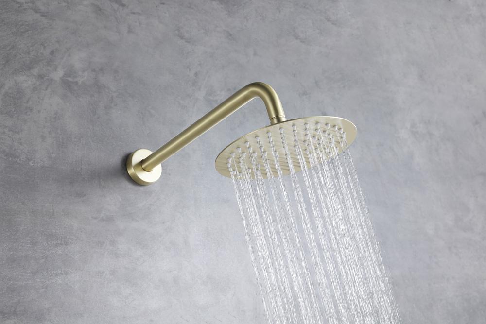Elegant Furniture & Lighting - George Complete Shower Faucet System with Rough-in Valve in Brushed Gold - FAS-9001BGD veiw 6