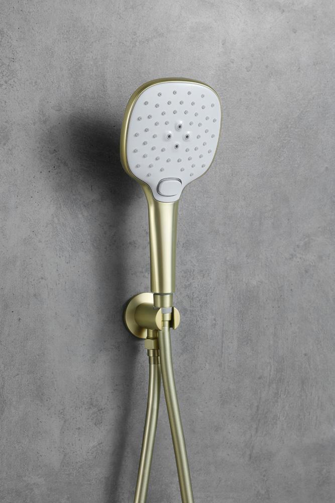 Elegant Furniture & Lighting - George Complete Shower Faucet System with Rough-in Valve in Brushed Gold - FAS-9001BGD veiw 7