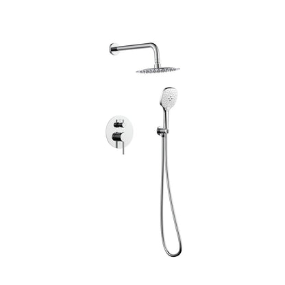 Elegant Furniture & Lighting - George Complete Shower Faucet System with Rough-in Valve in Chrome - FAS-9001PCH veiw 1