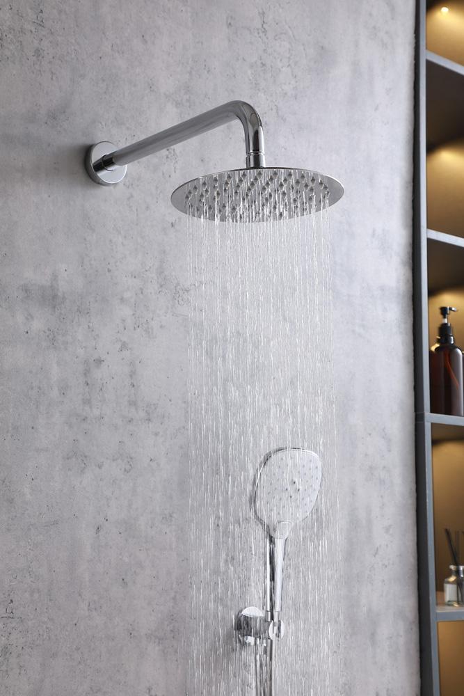 Elegant Furniture & Lighting - George Complete Shower Faucet System with Rough-in Valve in Chrome - FAS-9001PCH veiw 4