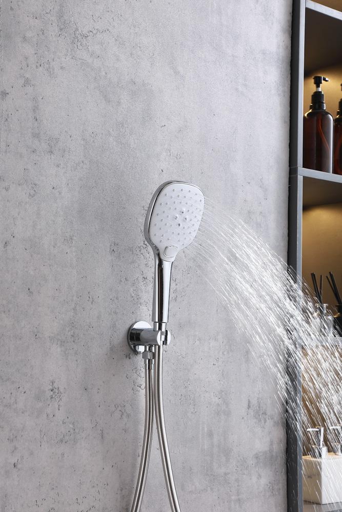 Elegant Furniture & Lighting - George Complete Shower Faucet System with Rough-in Valve in Chrome - FAS-9001PCH veiw 5