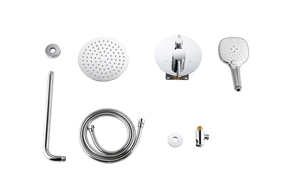Elegant Furniture & Lighting - George Complete Shower Faucet System with Rough-in Valve in Chrome - FAS-9001PCH veiw 7