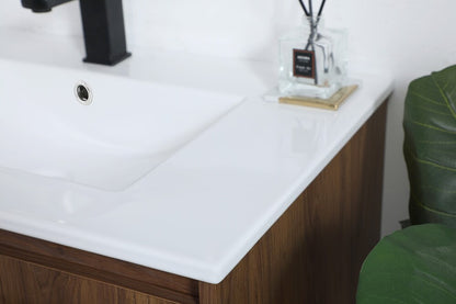 Elegant Furniture & Lighting - Gerard 30 inch Single Bathroom Vanity in Walnut Brown - VF42030WB veiw 5
