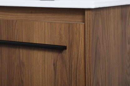 Elegant Furniture & Lighting - Gerard 36 inch Single Bathroom Vanity in Walnut Brown - VF42036WB veiw 5