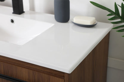 Elegant Furniture & Lighting - Gerard 40 inch Single Bathroom Vanity in Walnut Brown - VF42040WB veiw 5