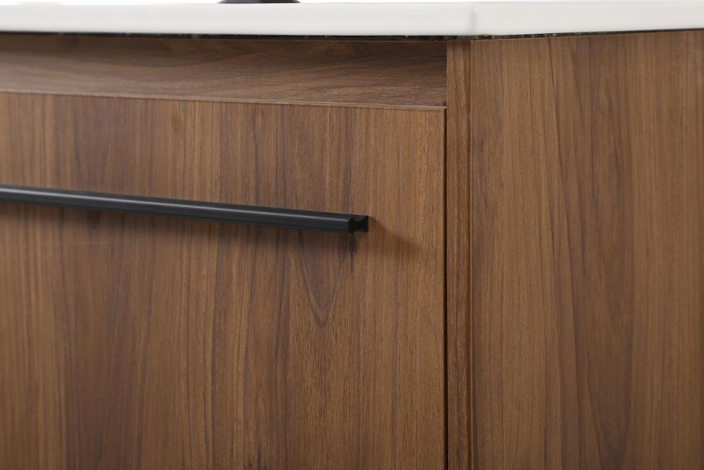 Elegant Furniture & Lighting - Gerard 40 inch Single Bathroom Vanity in Walnut Brown - VF42040WB veiw 6