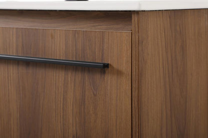 Elegant Furniture & Lighting - Gerard 40 inch Single Bathroom Vanity in Walnut Brown - VF42040WB veiw 6