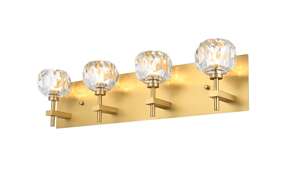 Elegant Furniture & Lighting - Graham 4 Light Wall Sconce in Gold - 3509W25G veiw 1