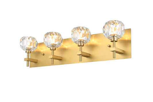 Elegant Furniture & Lighting - Graham 4 Light Wall Sconce in Gold - 3509W25G veiw 1