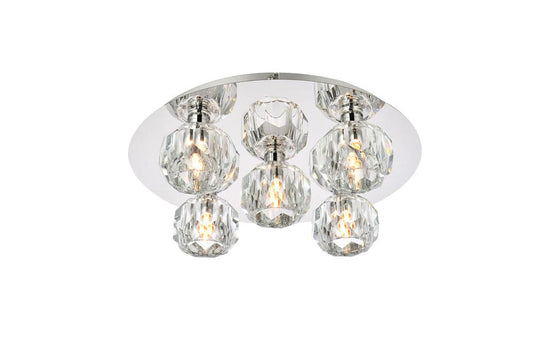 Elegant Furniture & Lighting - Graham 5 Light Ceiling Lamp in Chrome - 3509F16C veiw 1