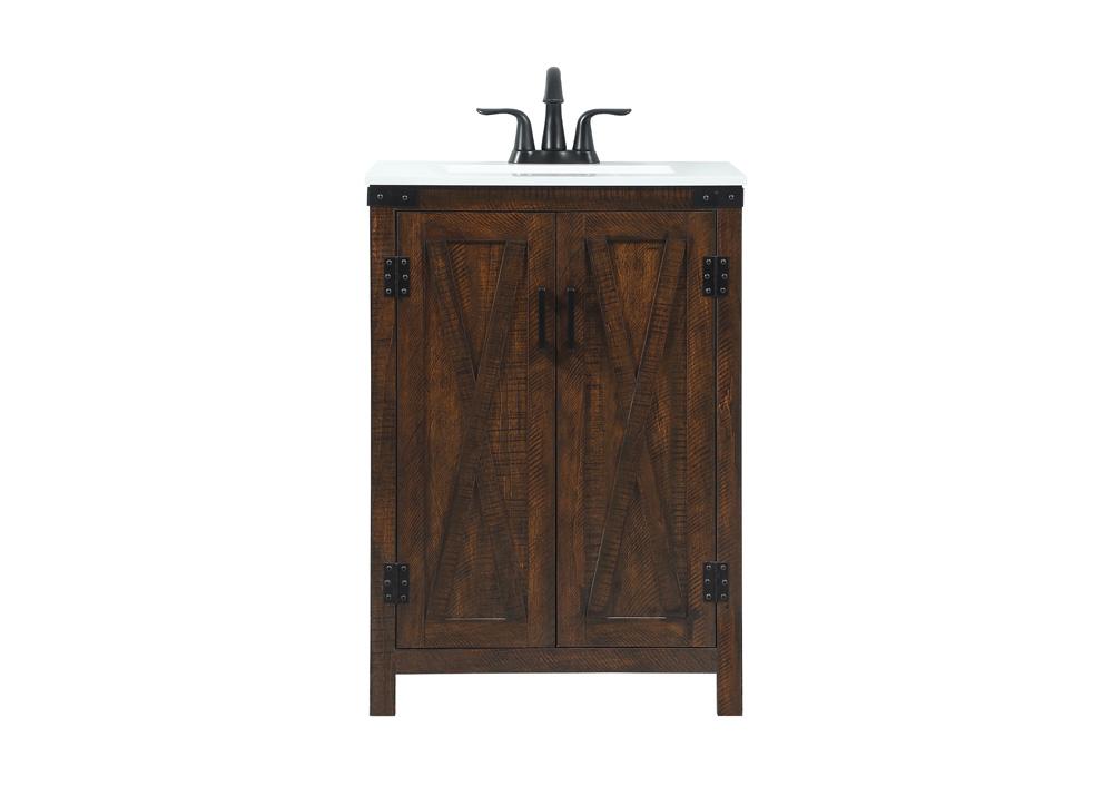 Elegant Furniture & Lighting - Grant 24 inch Single bathroom vanity in expresso - VF90224EX veiw 1