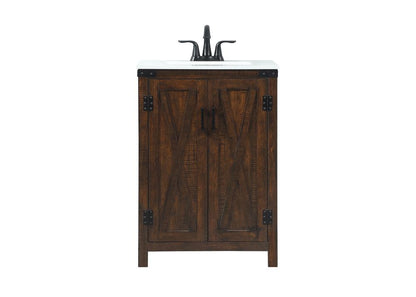 Elegant Furniture & Lighting - Grant 24 inch Single bathroom vanity in expresso - VF90224EX veiw 1