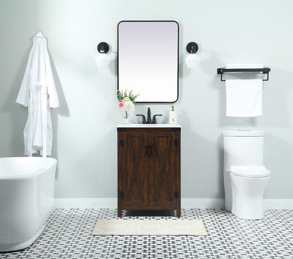 Elegant Furniture & Lighting - Grant 24 inch Single bathroom vanity in expresso - VF90224EX veiw 5