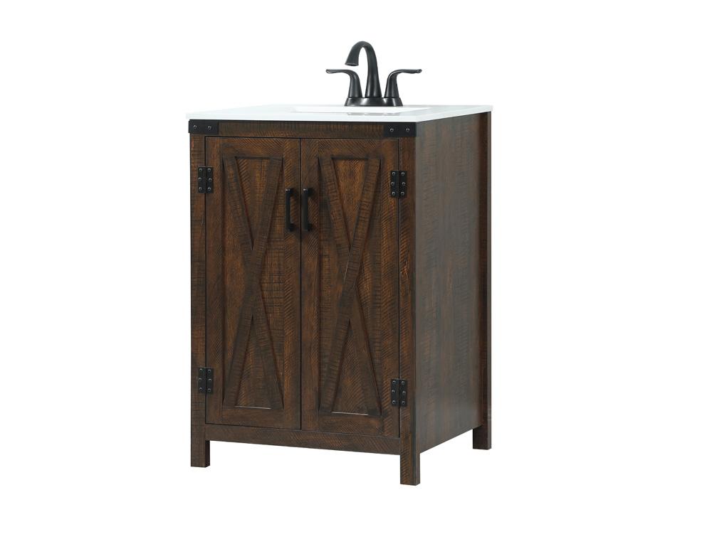 Elegant Furniture & Lighting - Grant 24 inch Single bathroom vanity in expresso - VF90224EX veiw 8