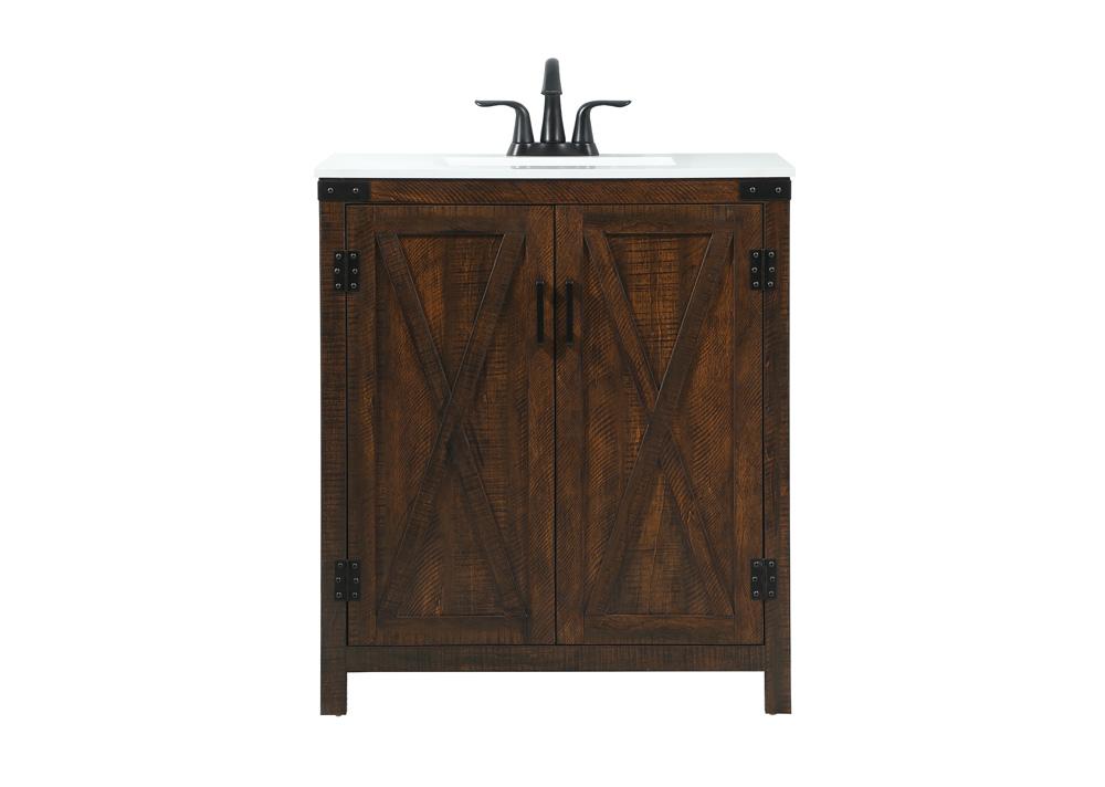 Elegant Furniture & Lighting - Grant 30 inch Single bathroom vanity in expresso - VF90230EX veiw 1