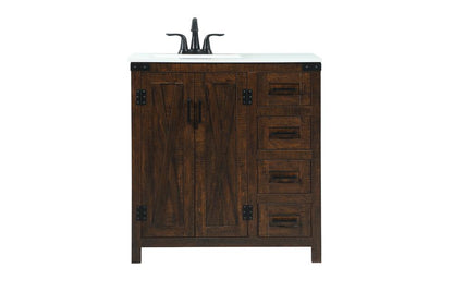 Elegant Furniture & Lighting - Grant 32 inch Single bathroom vanity in expresso - VF90232EX veiw 1