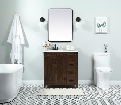 Elegant Furniture & Lighting - Grant 32 inch Single bathroom vanity in expresso - VF90232EX veiw 5