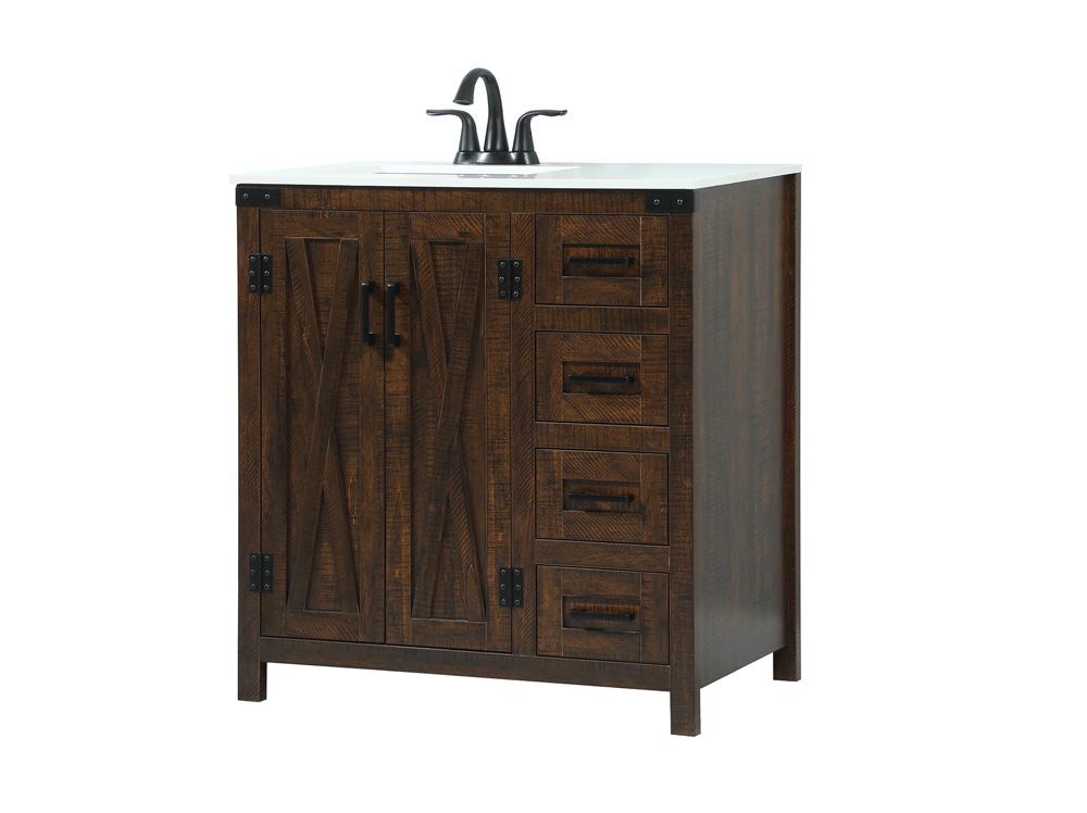 Elegant Furniture & Lighting - Grant 32 inch Single bathroom vanity in expresso - VF90232EX veiw 8