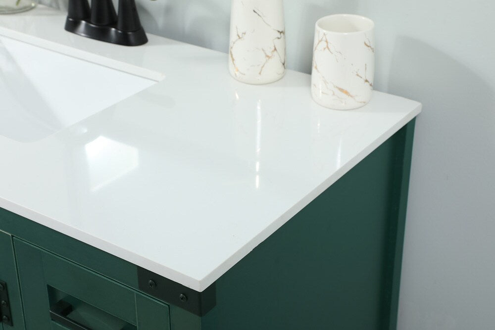 Elegant Furniture & Lighting - Grant 32 inch Single bathroom vanity in green - VF90232MGN veiw 6