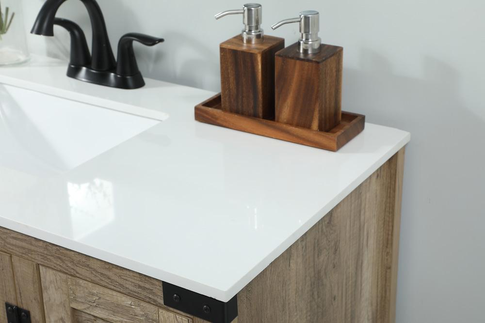 Elegant Furniture & Lighting - Grant 32 inch Single bathroom vanity in natural oak - VF90232NT veiw 6