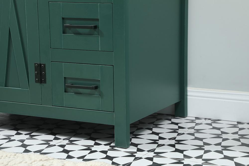 Elegant Furniture & Lighting - Grant 32 inch Single bathroom vanity in green with backsplash - VF90232MGN-BS veiw 7