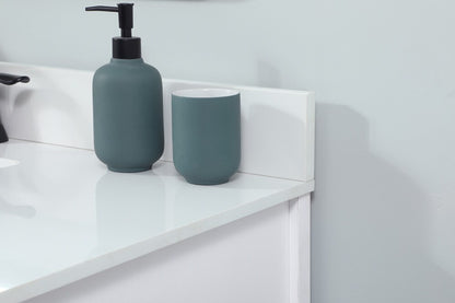 Elegant Furniture & Lighting - Grant 32 inch Single bathroom vanity in white with backsplash - VF90232WH-BS veiw 6