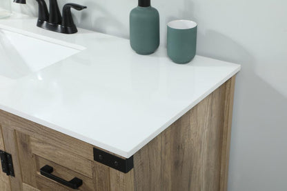 Elegant Furniture & Lighting - Grant 36 inch Single bathroom vanity in natural oak - VF90236NT veiw 6