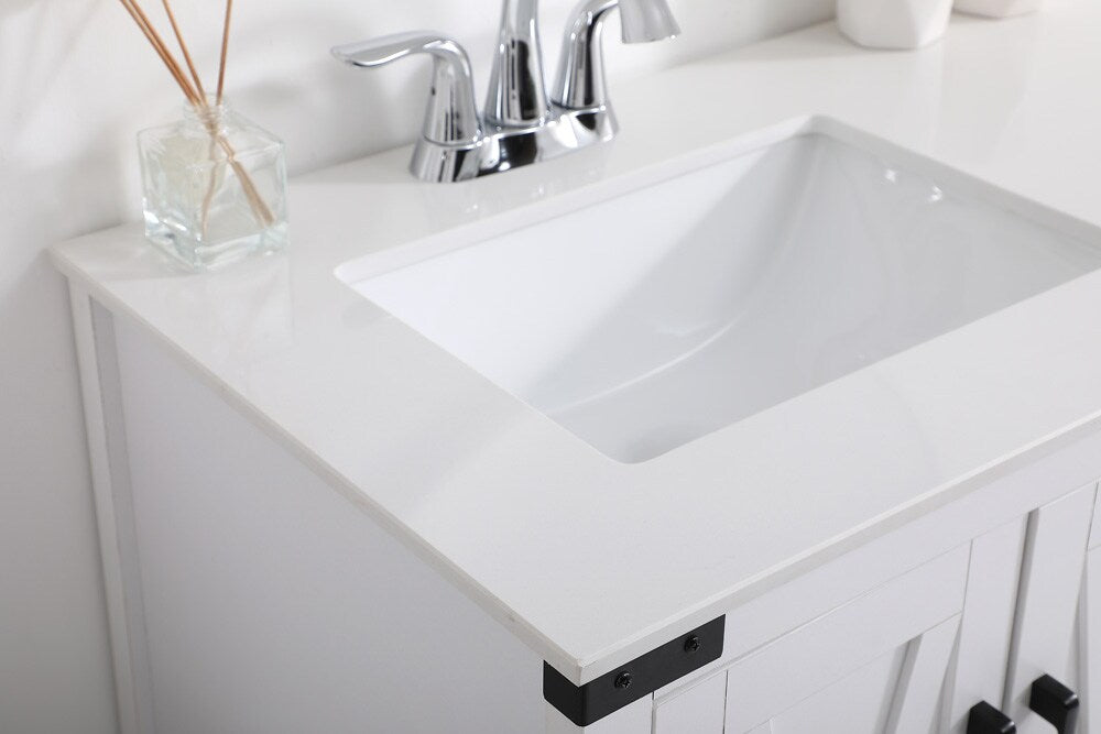 Elegant Furniture & Lighting - Grant 36 inch bathroom vanity in White - VF90236WH veiw 6