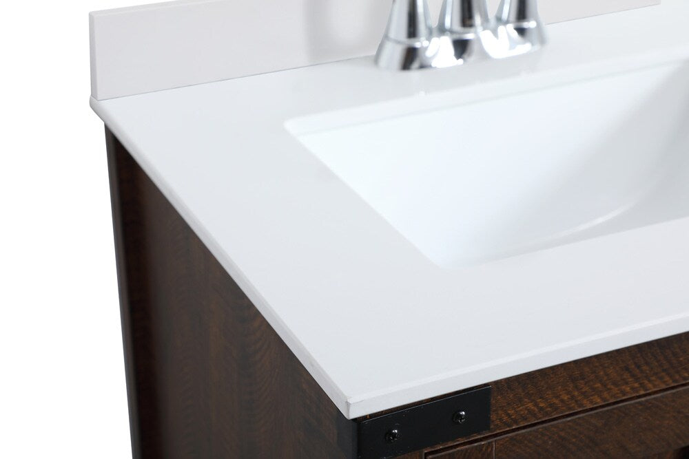 Elegant Furniture & Lighting - Grant 36 inch Single Bathroom Vanity in Espresso with Backsplash - VF90236EX-BS veiw 5