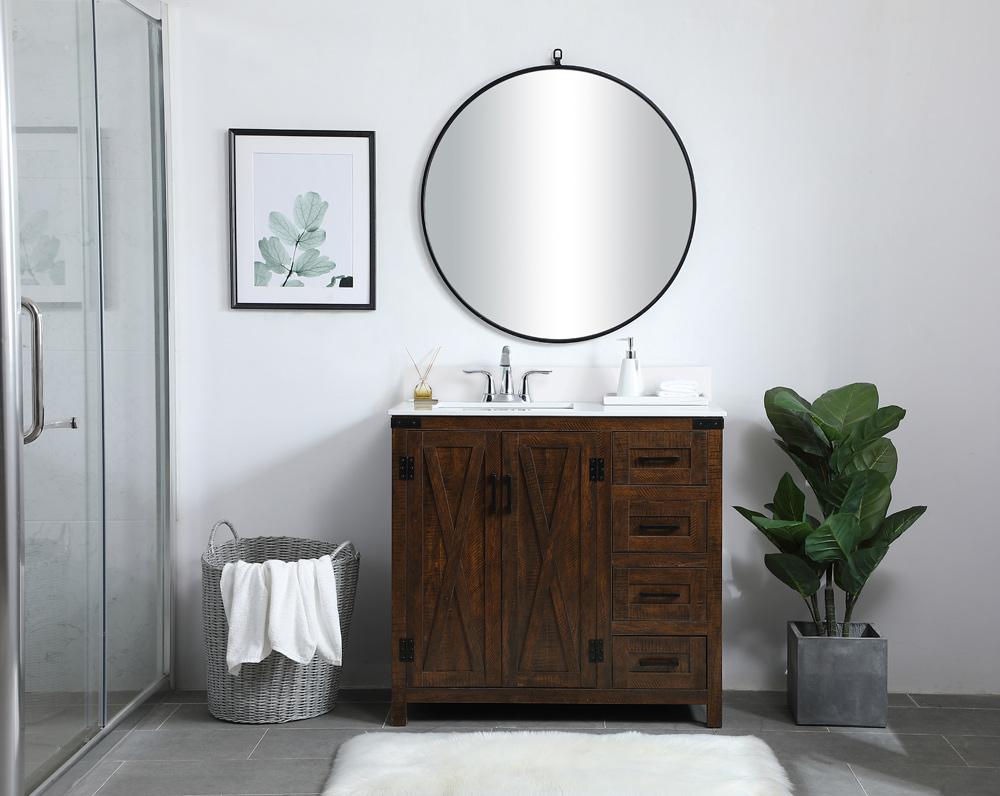 Elegant Furniture & Lighting - Grant 36 inch Single Bathroom Vanity in Espresso with Backsplash - VF90236EX-BS veiw 13
