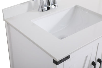 Elegant Furniture & Lighting - Grant 36 inch bathroom Vanity in White with Backsplash - VF90236WH-BS veiw 4