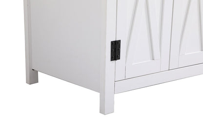 Elegant Furniture & Lighting - Grant 36 inch bathroom Vanity in White with Backsplash - VF90236WH-BS veiw 6