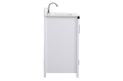 Elegant Furniture & Lighting - Grant 36 inch bathroom Vanity in White with Backsplash - VF90236WH-BS veiw 7