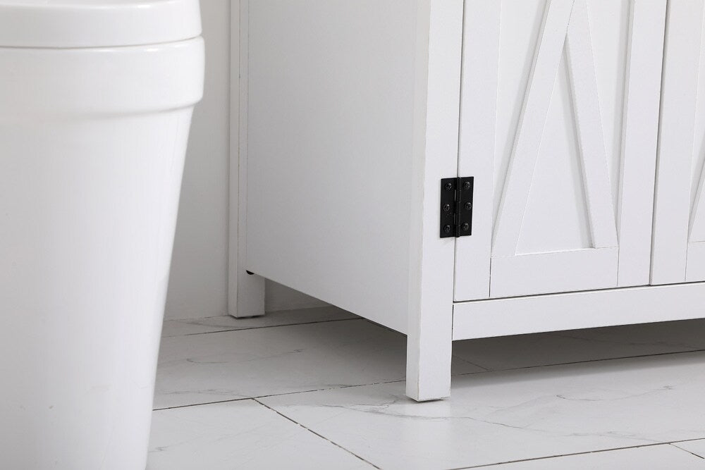 Elegant Furniture & Lighting - Grant 36 inch bathroom Vanity in White with Backsplash - VF90236WH-BS veiw 12