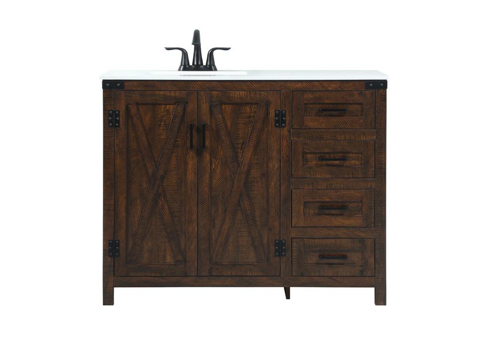 Elegant Furniture & Lighting - Grant 42 inch Single bathroom vanity in expresso - VF90242EX veiw 1