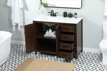 Elegant Furniture & Lighting - Grant 42 inch Single bathroom vanity in expresso - VF90242EX veiw 4