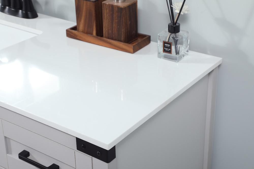 Elegant Furniture & Lighting - Grant 42 inch Single bathroom vanity in grey - VF90242GR veiw 7