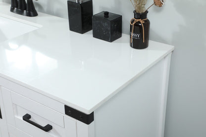 Elegant Furniture & Lighting - Grant 42 inch Single bathroom vanity in white - VF90242WH veiw 6