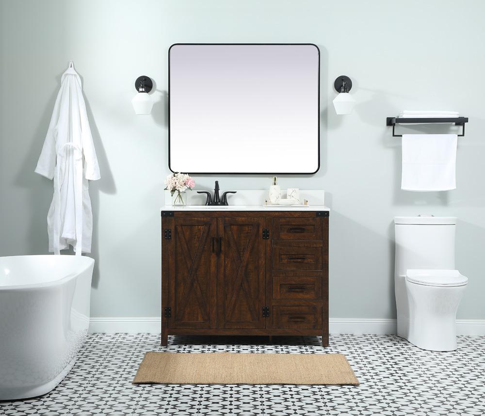 Elegant Furniture & Lighting - Grant 42 inch Single bathroom vanity in expresso with backsplash - VF90242EX-BS veiw 5