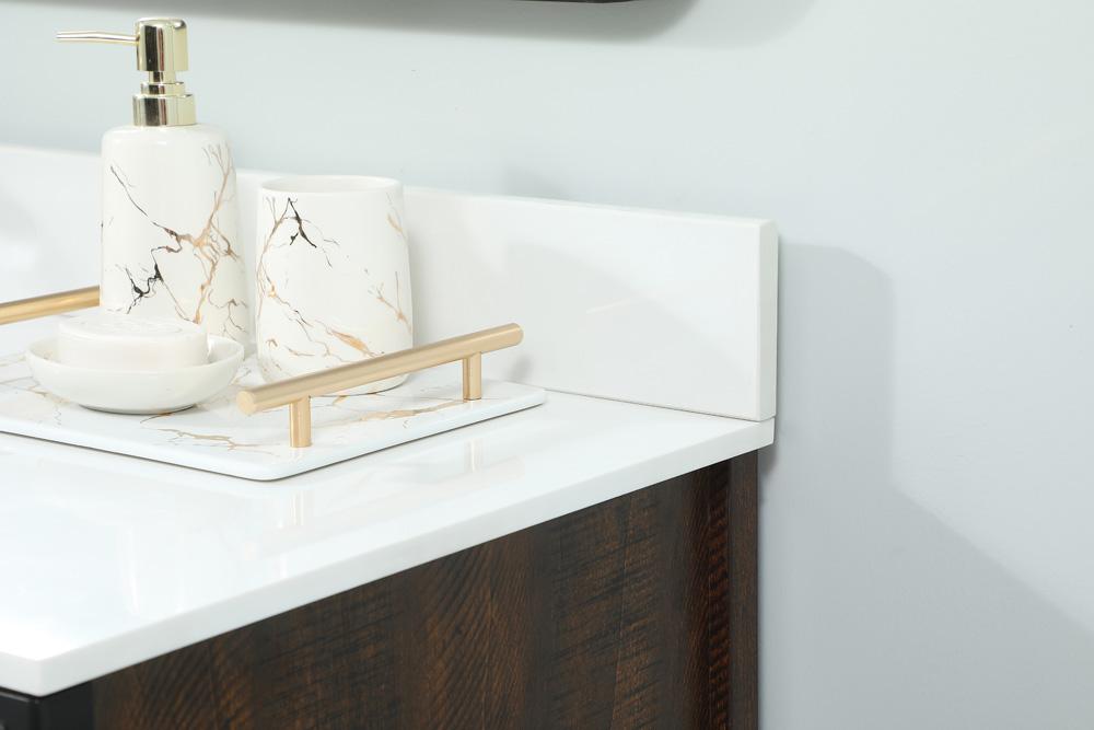 Elegant Furniture & Lighting - Grant 42 inch Single bathroom vanity in expresso with backsplash - VF90242EX-BS veiw 6