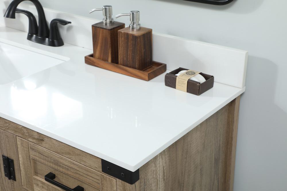 Elegant Furniture & Lighting - Grant 42 inch Single bathroom vanity in natural oak with backsplash - VF90242NT-BS veiw 6