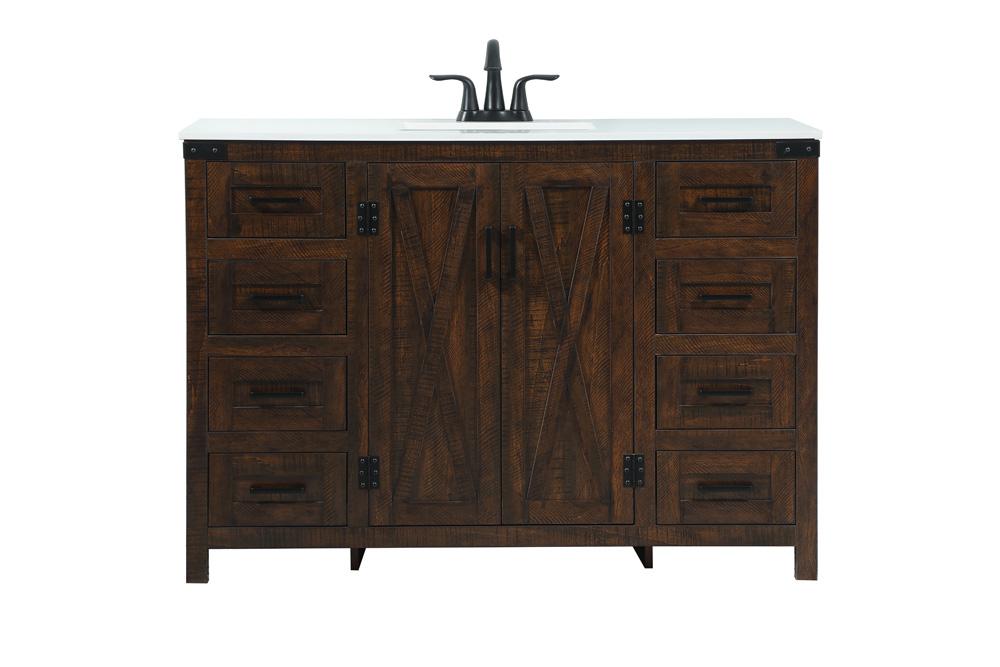 Elegant Furniture & Lighting - Grant 48 inch Single bathroom vanity in expresso - VF90248EX veiw 1